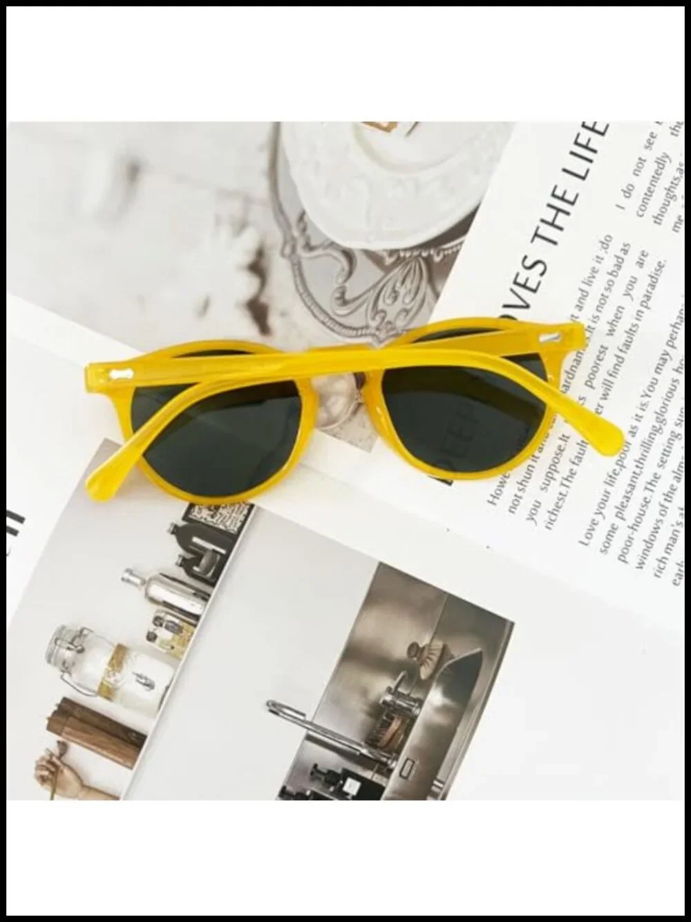 Retro Polarized Round Sunglasses UV Protection Unisex